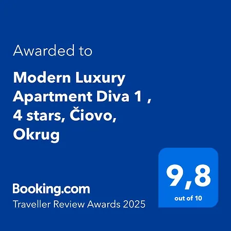 Apartment Modern Luxury Diva 1 , 4 Stars, Ciovo, Okrug *